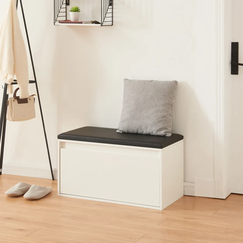 Banco de asiento Degerfors 80x39x45 cm [en.casa]