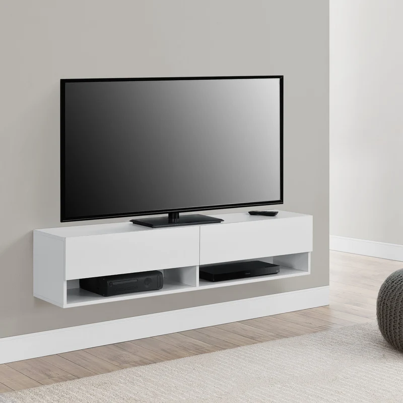 Mueble TV de pared Halmstad 2 puertas [en.casa]
