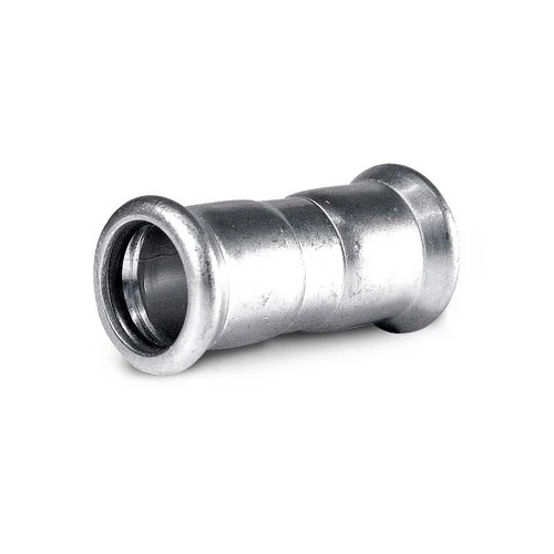 Manicotto con battuta a pressare in acciaio carbonio diam. 42