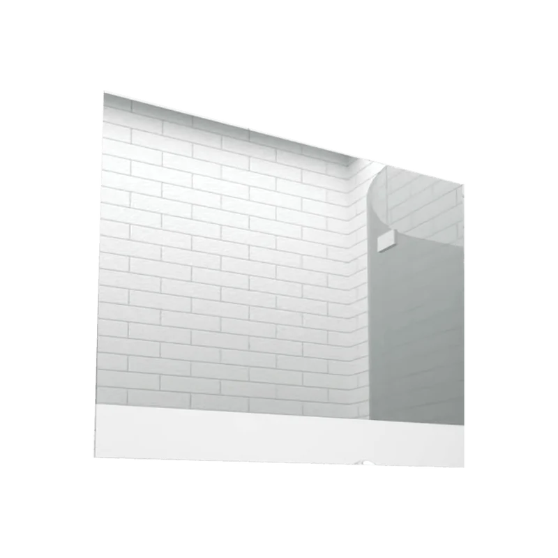 Espejo Rectangular Palermo, Gris, con Luz LED