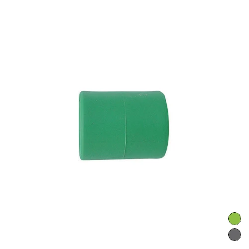 Manicotto liscio in polipropilene diam. 25 grigio