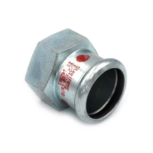 Manicotto misto filetto f a pressare in acciaio carbonio steel pres 1 x 28