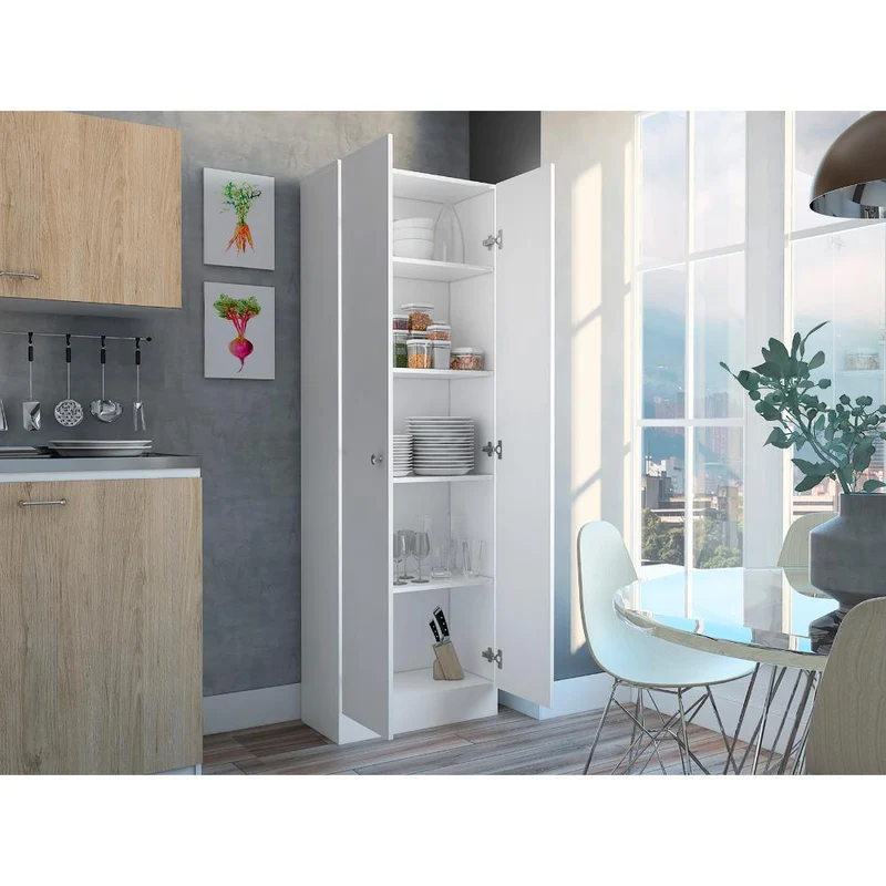 Alacena Multiusos Benna, Blanco Duqueza, con Variedad de Entrepaños ZF
