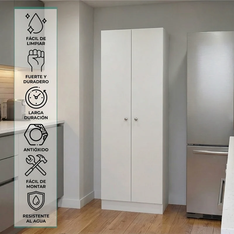 Alacena Multiusos Benna, Blanco Duqueza, con Variedad de Entrepaños ZF