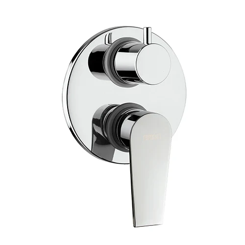 Miscelatore monocomando incasso doccia con deviatore linea logos cromo