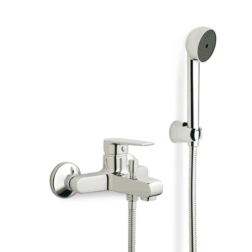 Miscelatore monocomando vasca con accessori linea logos cromo