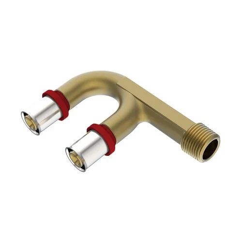 Raccordo doppio ikaro maschio a u 1/2 d.16x2