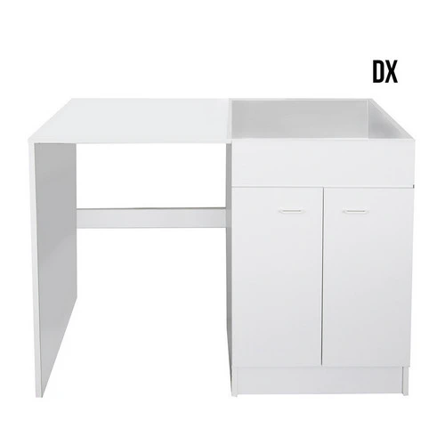 Sottolavello per lavastoviglie senza lavello inox per l. 120x60 bianco sx
