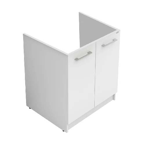Mobile sottolavatoio revine bianco con asse bianco lxpxh 61x50x81 cm