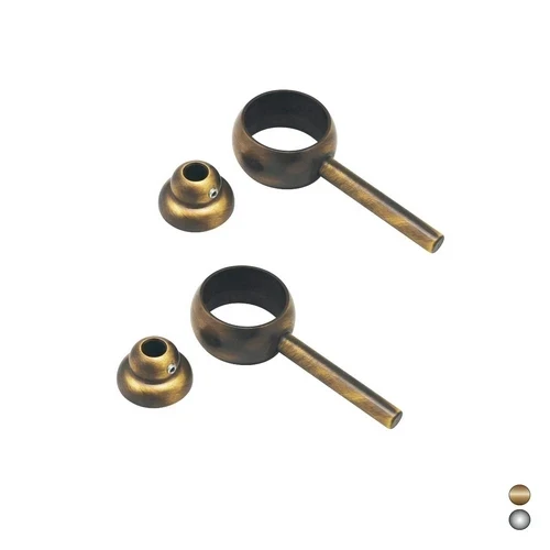 2 pz anelli reggitubo bronzo