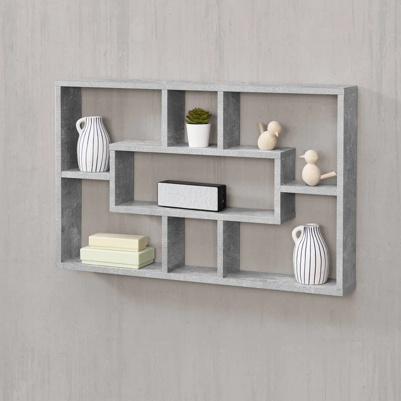 Estante de pared Qinngua 77x10x48 cm varios colores en.casa