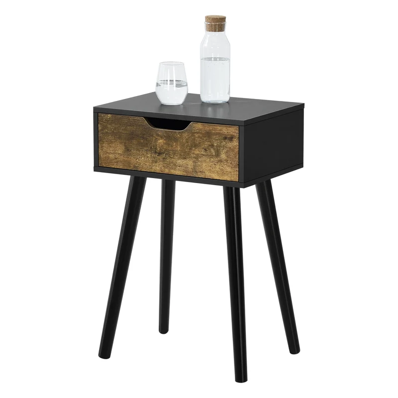 Mesa de Centro Östersund con Cajón aglomerado 60 x 40 x 29,5 cm - En diferentes colores [en.casa]