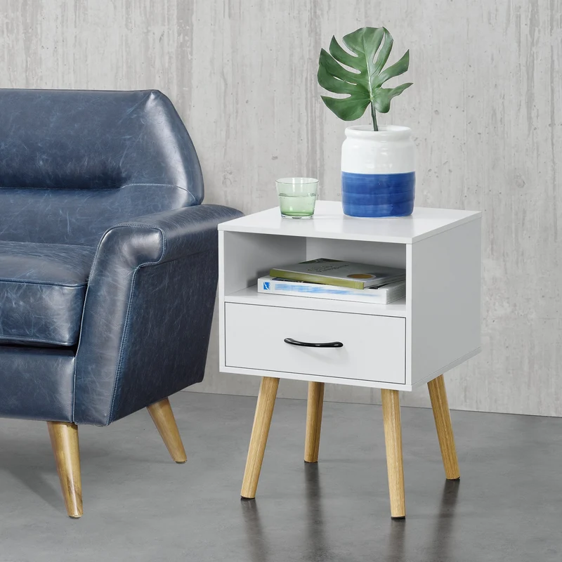 Mesa auxiliar Gävle 57x42x40 cm [en.casa]