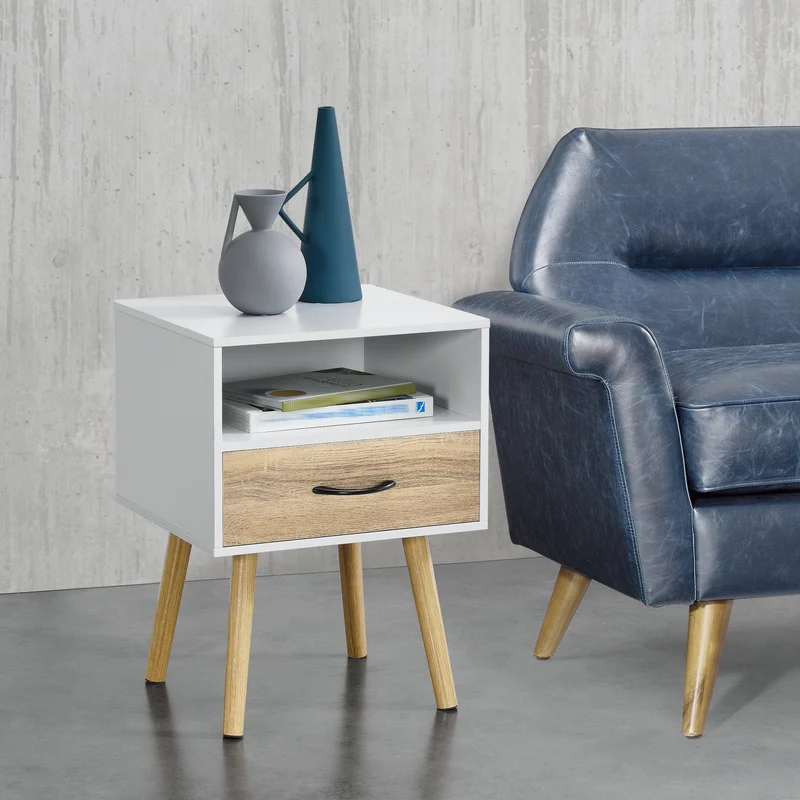 Mesa auxiliar Gävle 57x42x40 cm [en.casa]
