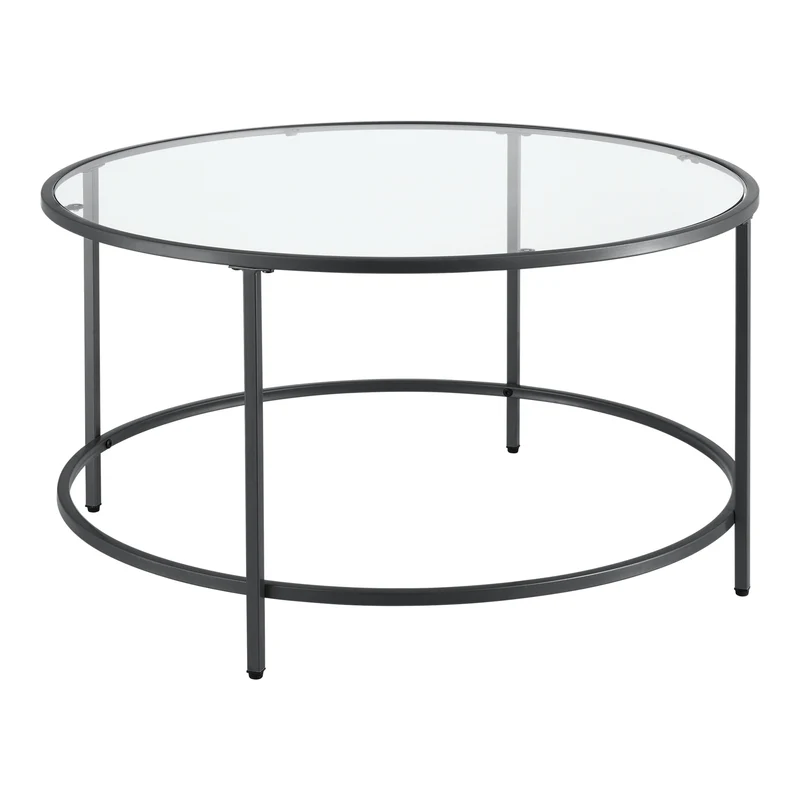 Mesa de centro Kouvola estructura de acero 84 x 45,5 cm en varios colores en.casa