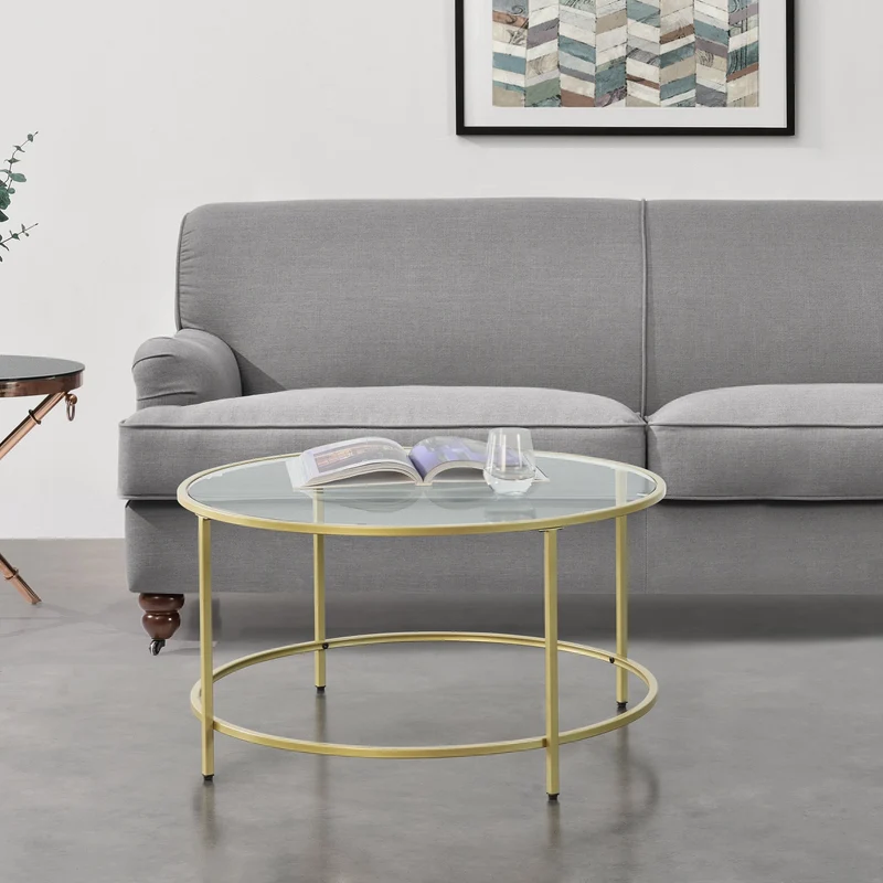 Mesa de centro Kouvola estructura de acero 84 x 45,5 cm en varios colores en.casa