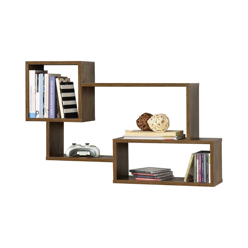 Estante flotante Kvinesdal con 3 compartimentos en varios colores [en.casa]