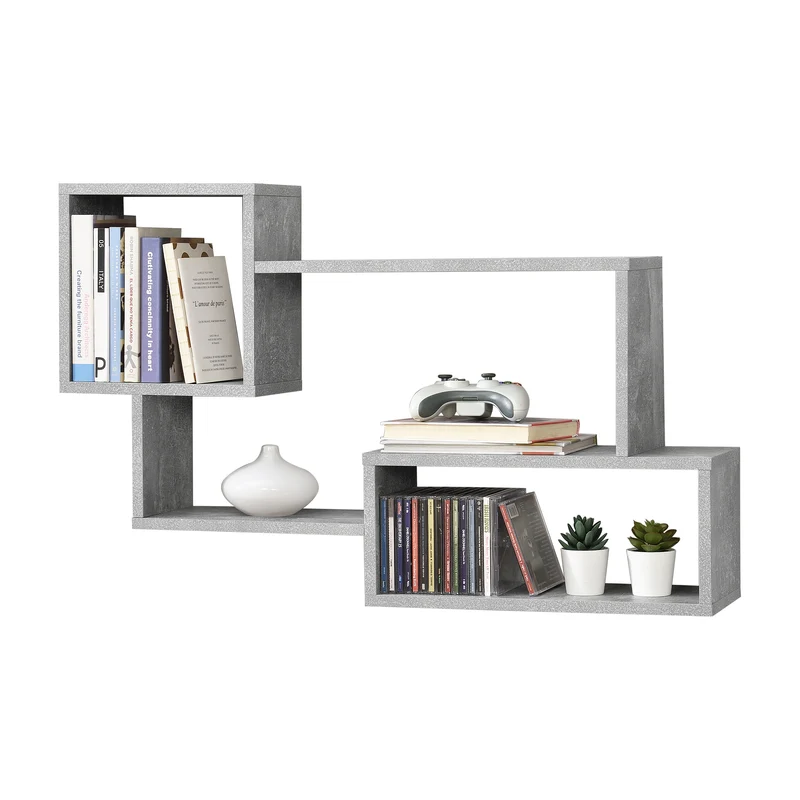 Estante flotante Kvinesdal con 3 compartimentos en varios colores [en.casa]