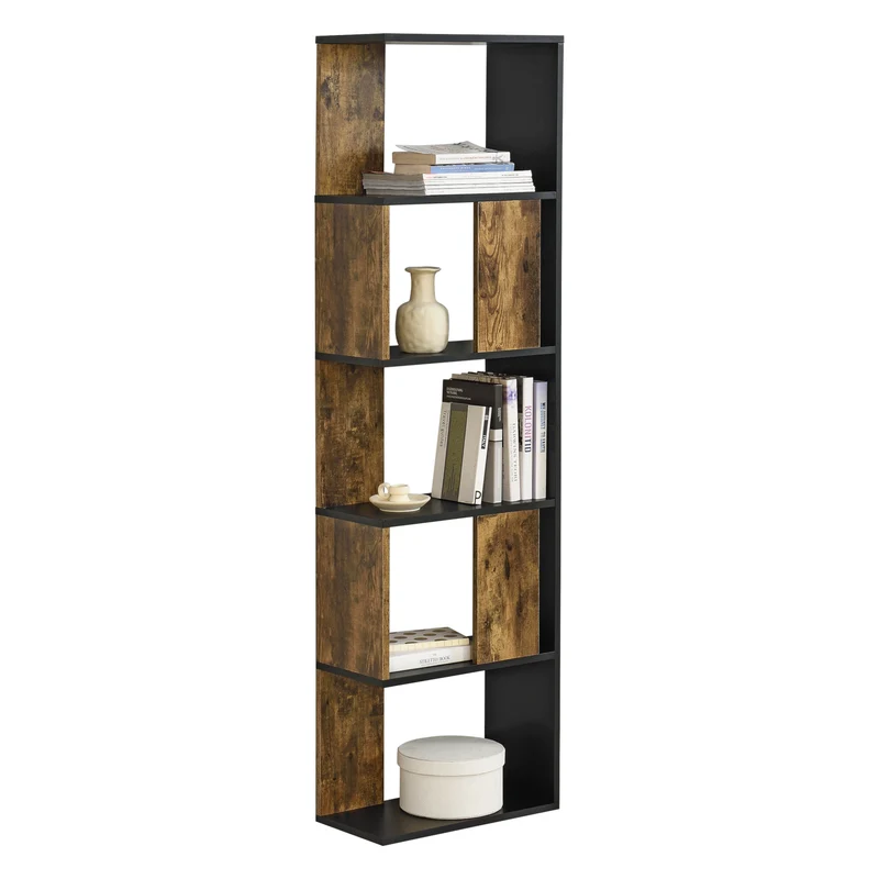 Estantería Aneby 159x45x24cm con 5 estantes en varios colores [en.casa]