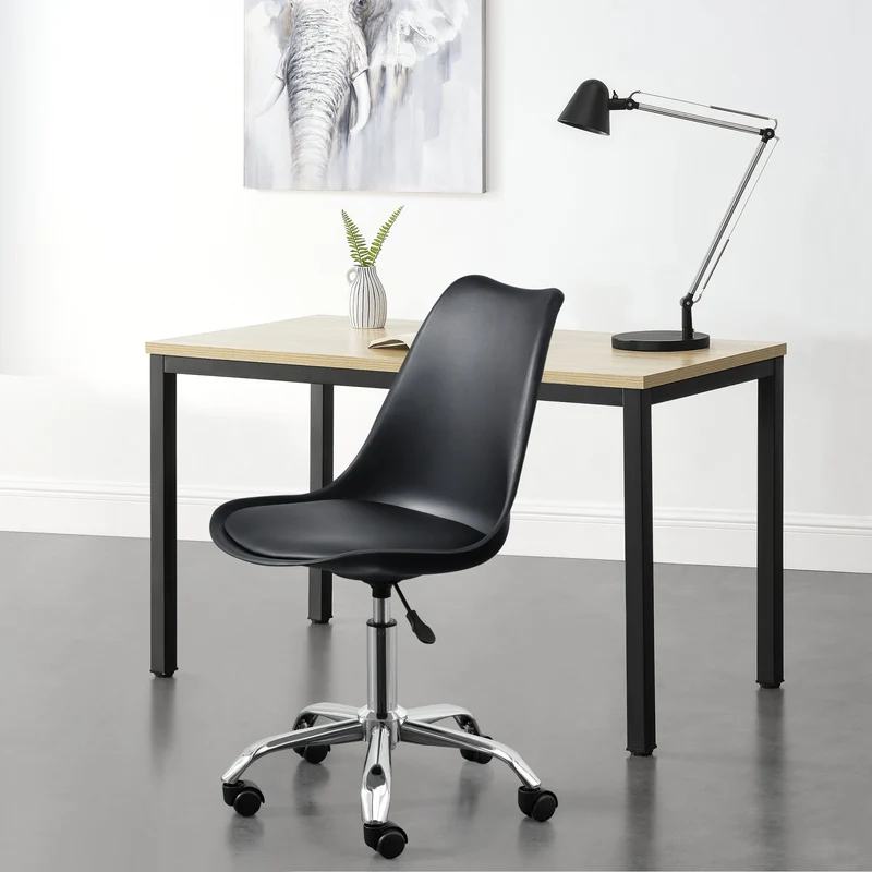 Silla de oficina Atherton de cuero sintético en varios colores en.casa