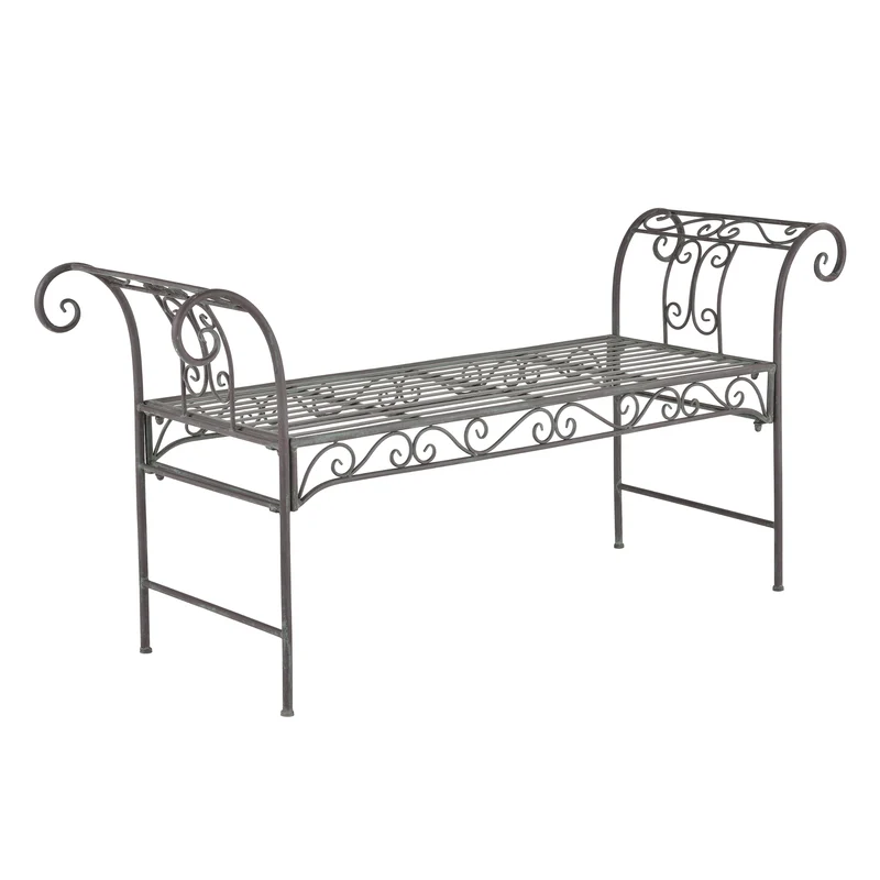 Banco de jardín Cossila 70x147x46 cm varios colores en.casa