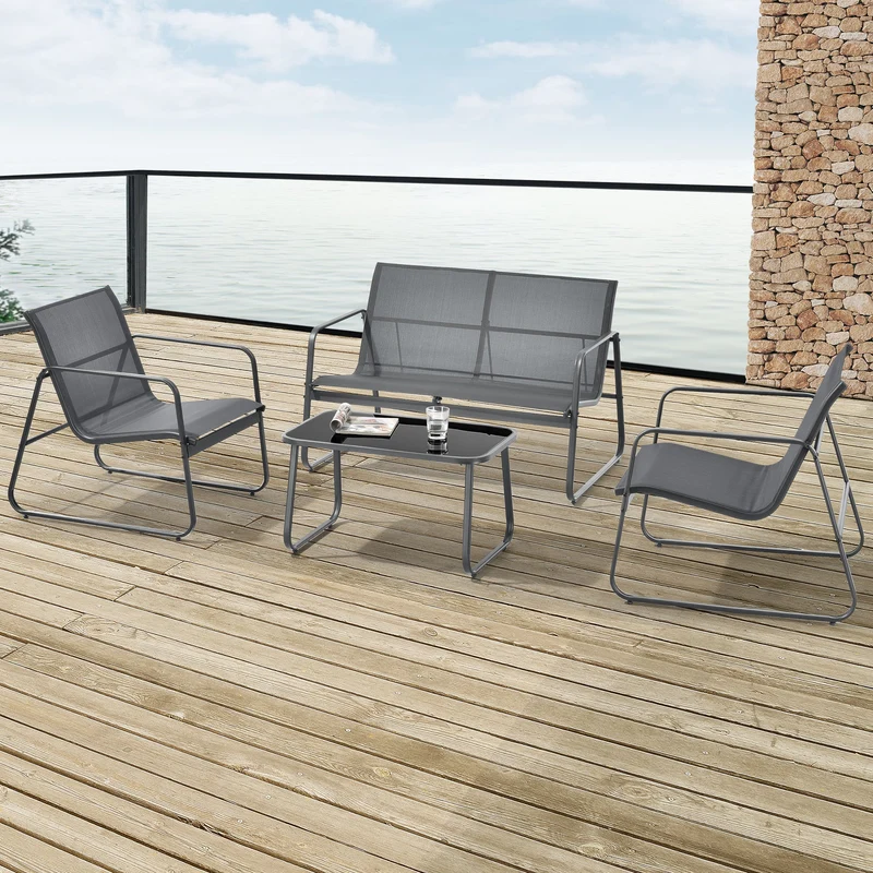 Conjunto de muebles de jardín Palencia varios colores en.casa