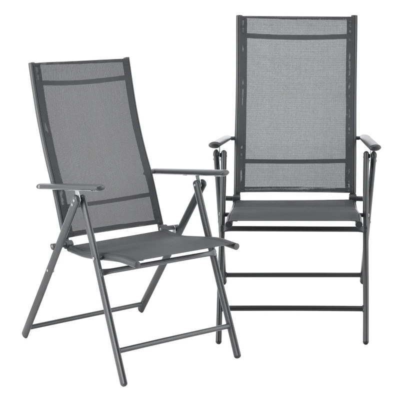 Silla de jardín Kalamata juego de 2 [en.casa]