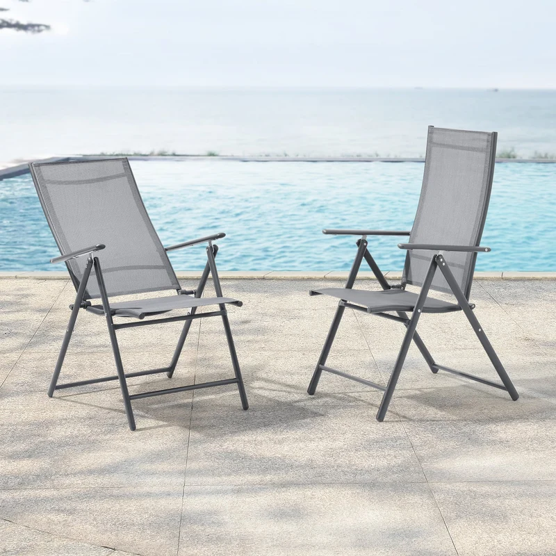 Silla de jardín Kalamata juego de 2 [en.casa]
