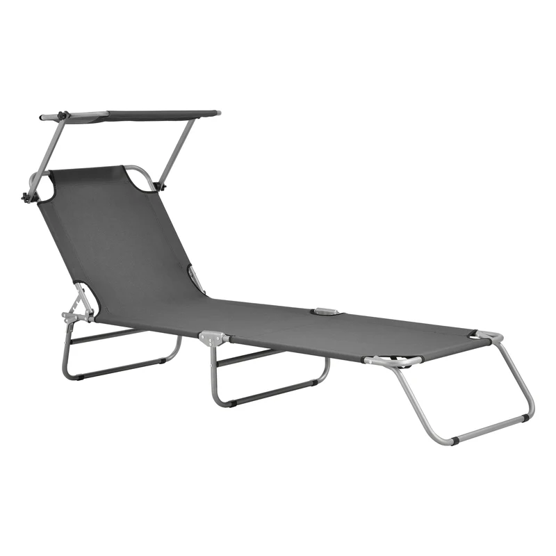 Tumbona Argozelo 186x55x24 cm [casa.pro]