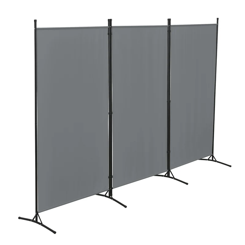 Separador de ambientes Teruel de 3 piezas 260x176 cm varios colores en.casa