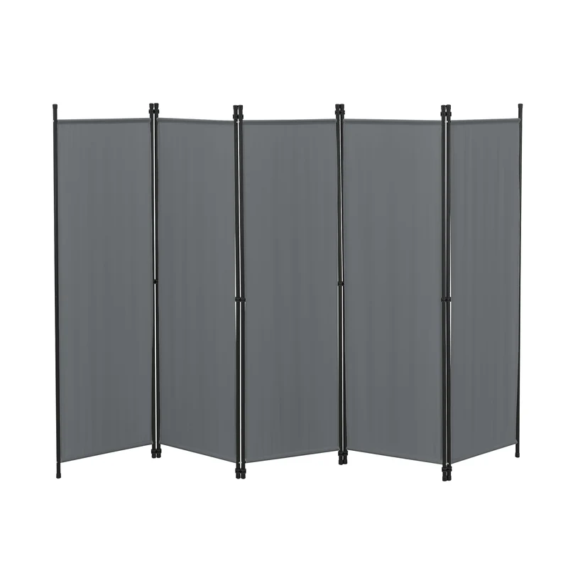 Separador de ambientes Huesca de 5 piezas 250x171 cm varios colores en.casa