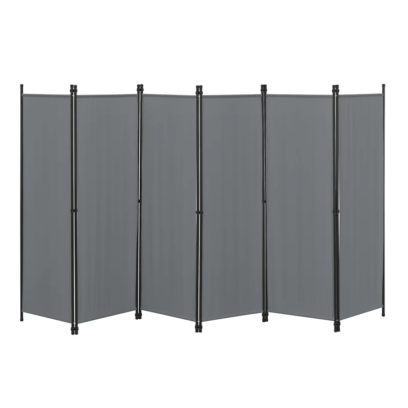 Separador de ambientes Huesca de 6 piezas 300x171 cm varios colores en.casa