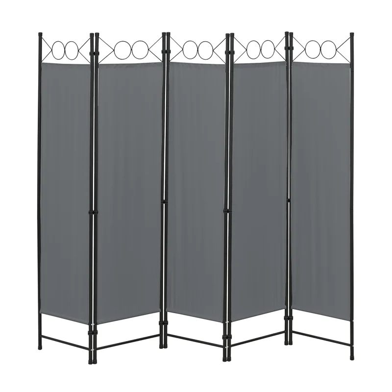 Separador de ambientes Saragossa de 5 piezas 200x171 cm varios colores en.casa