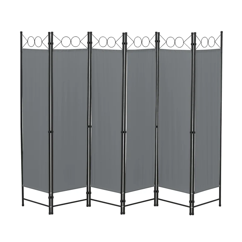 Separador de ambientes Saragossa de 6 piezas 240x171 cm varios colores en.casa