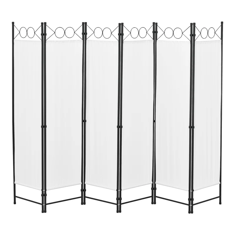Separador de ambientes Saragossa de 6 piezas 240x171 cm varios colores en.casa