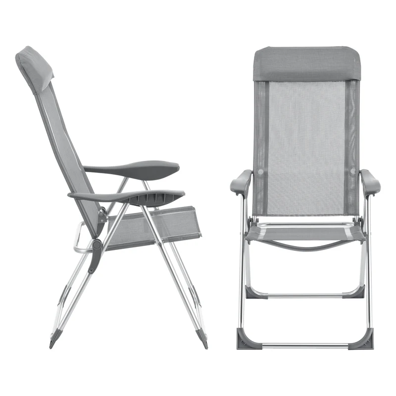 Set de 2 Sillas de Camping Errenteria Plegables 109 x 57 x 67 cm diferentes colores [en.casa]®