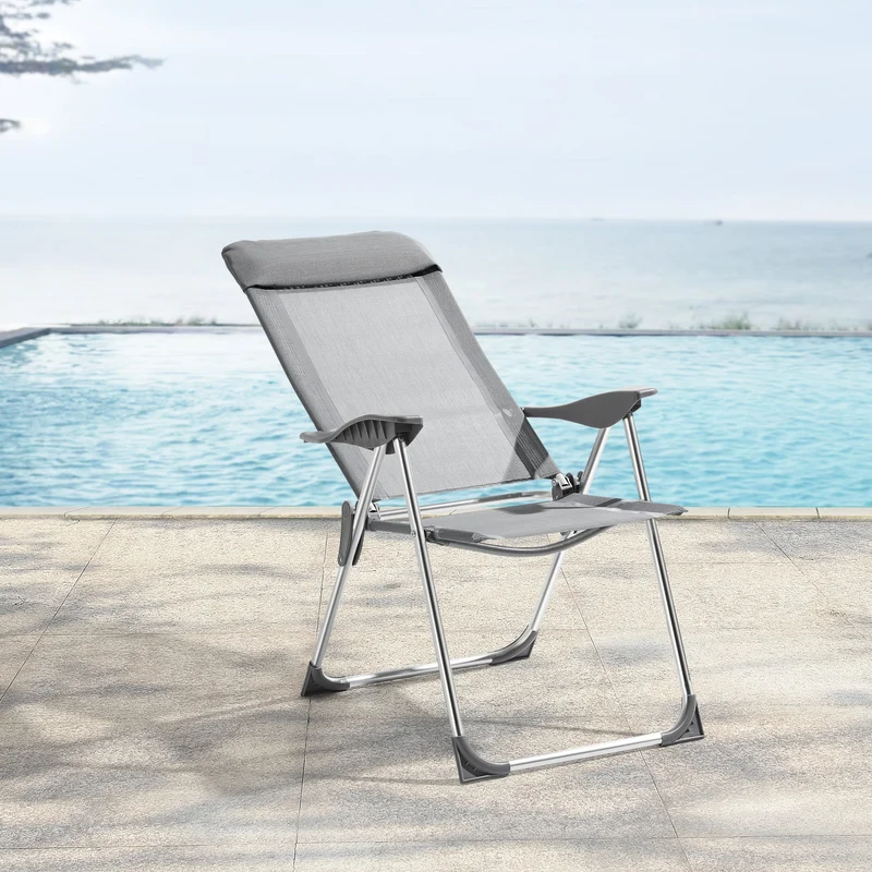 Set de 2 Sillas de Camping Errenteria Plegables 109 x 57 x 67 cm diferentes colores [en.casa]®