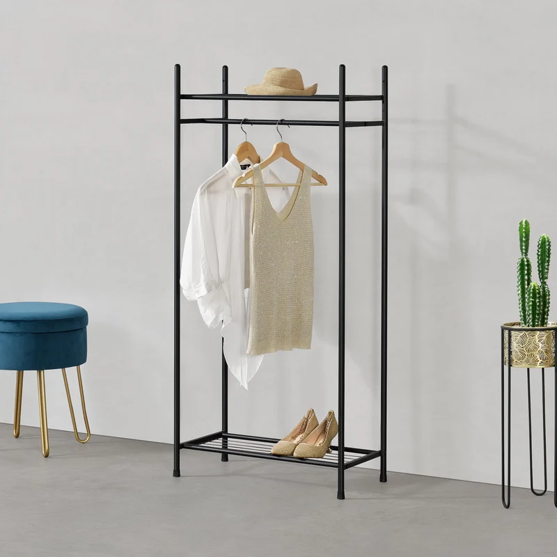Percheros negros varios modelos [en.casa]