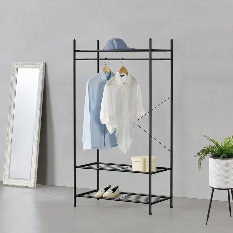 Percheros negros varios modelos [en.casa]