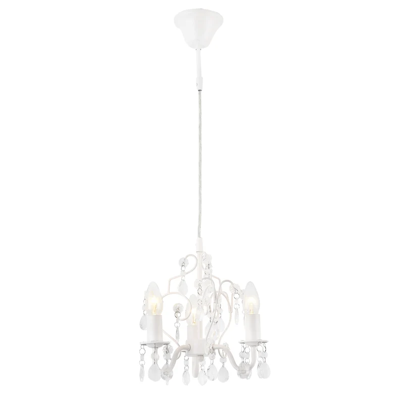 Lámpara de araña Lucerna 140 cm tres luces E14 en varios colores metal plástico lux.pro