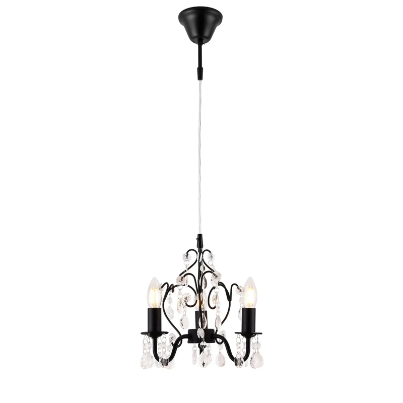 Lámpara de araña Lucerna 140 cm tres luces E14 en varios colores metal plástico lux.pro