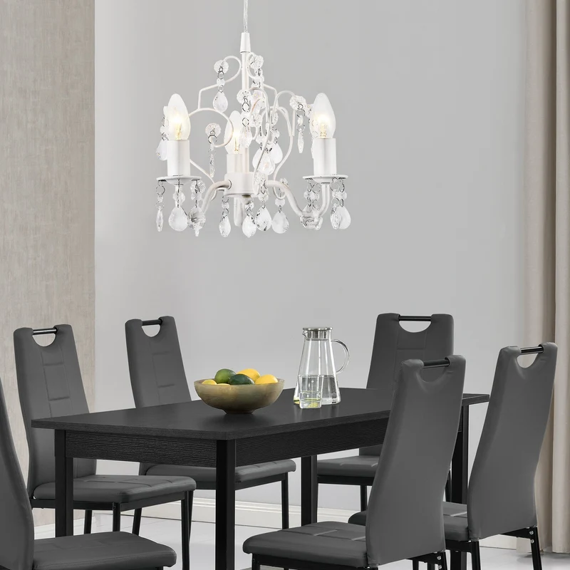 Lámpara de araña Lucerna 140 cm tres luces E14 en varios colores metal plástico lux.pro