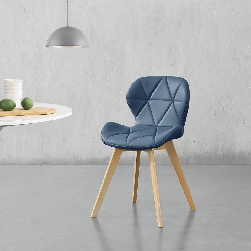 Silla de comedor Älmhult juego de 2 78x47x52 cm cuero sintético varios colores [en.casa]