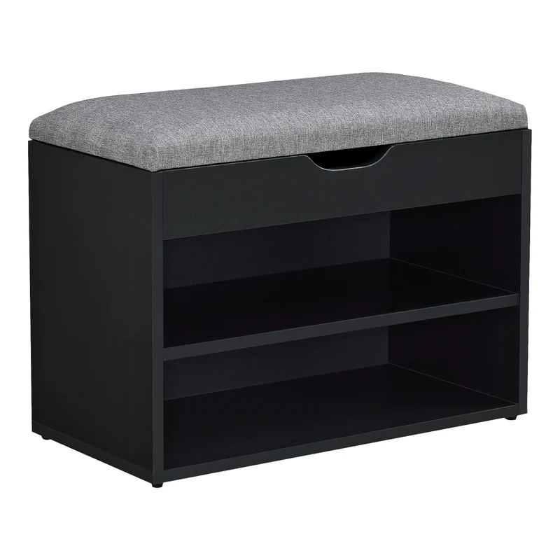 Banco de zapato Gentofte 46 x 60 x 30 cm para 4 pares aglomerado en Varios Colores [en.casa]