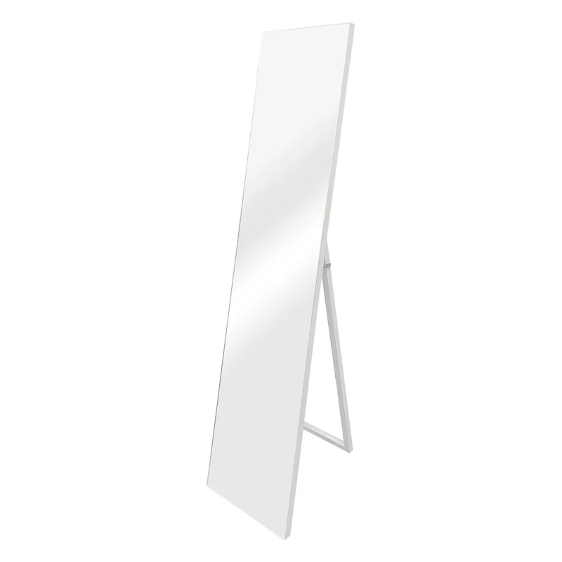 Espejo de Pie Barletta ajustable inclinable plástico 151 x 36 cm diferentes colores [en.casa]