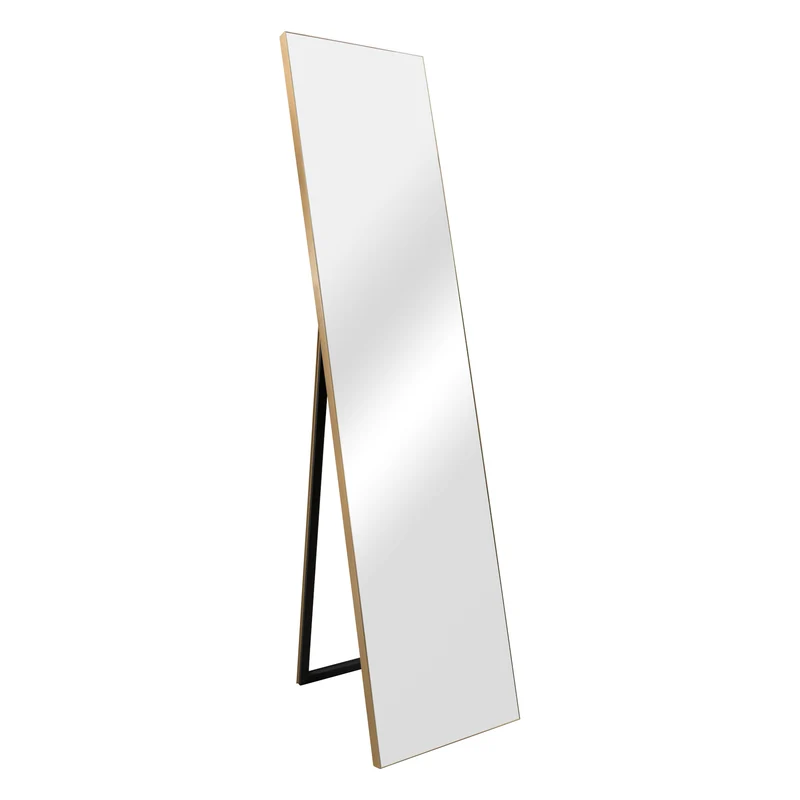 Espejo de Pie Barletta ajustable inclinable plástico 151 x 36 cm diferentes colores [en.casa]