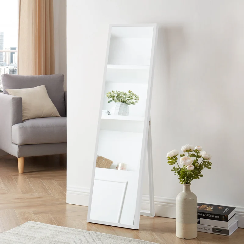 Espejo de pie Giovinazzo 150x35 cm inclinable en varios colores [en.casa]