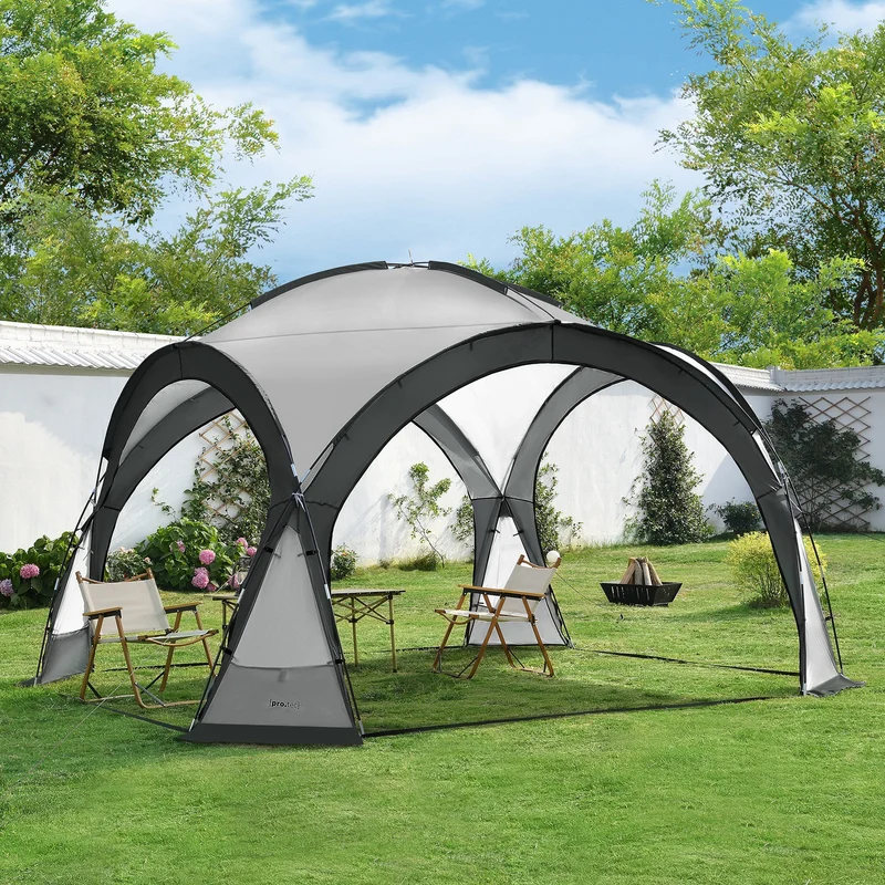 Pabellón LED Grästorp Carpa de fiesta Pabellón de jardín en varios colores [pro.tec]