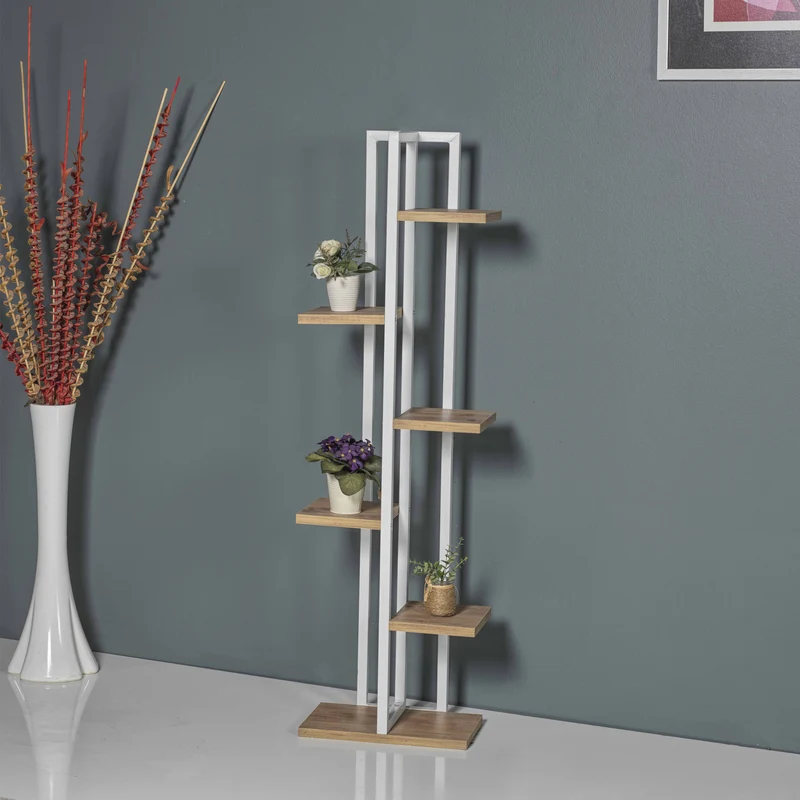 Estantería para plantas Tohmajärvi metal 120x34x21cm en varios colores [en.casa]