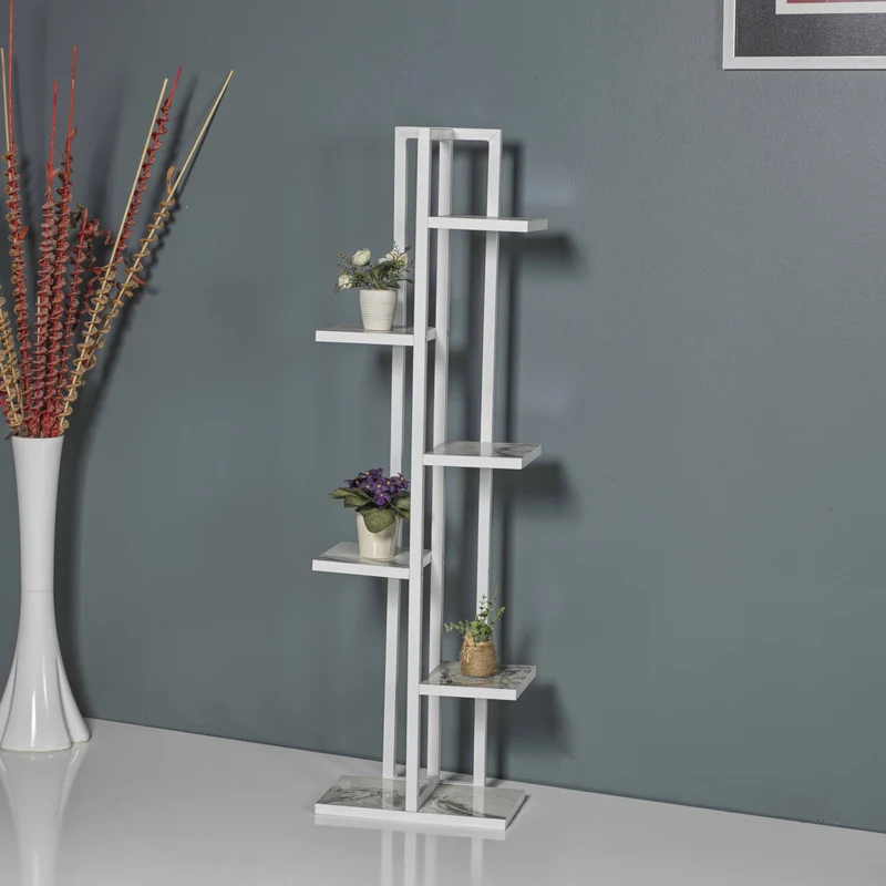 Estantería para plantas Tohmajärvi metal 120x34x21cm en varios colores [en.casa]